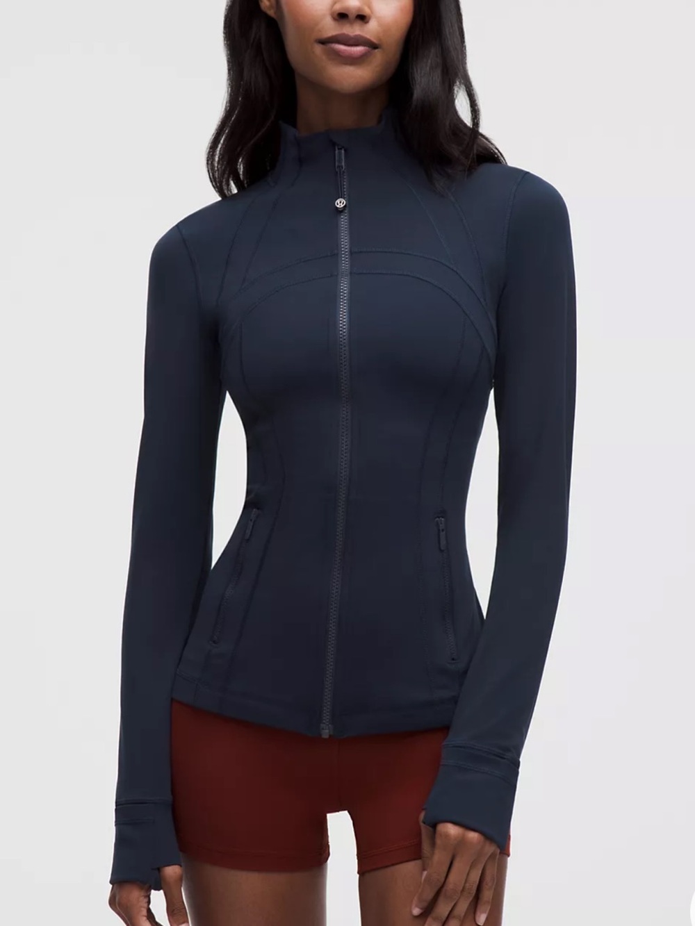 lululemon athletica Women's Dark Navy Full-Zip Utility Jacket